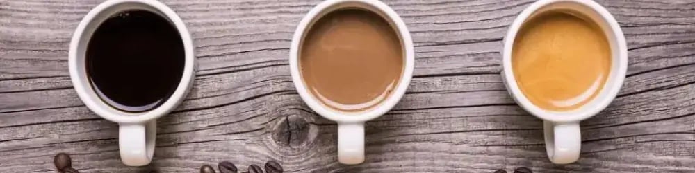 Dünya Kahve Günü için sade, sütlü ve espresso olmak üzere üç kahve