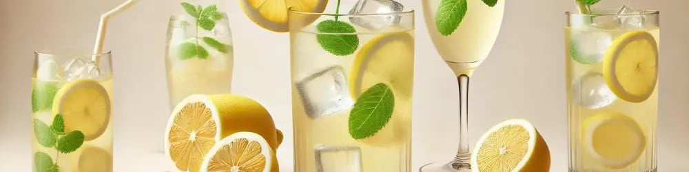 Kolayca hazırlanan soğuk içecek tariflerinden limonlu naneli limonata