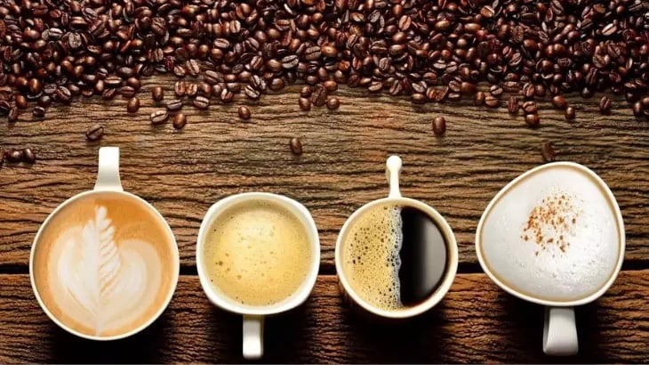 Yumuşak içimli kahve tariflerinden dört farklı sütlü kahve
