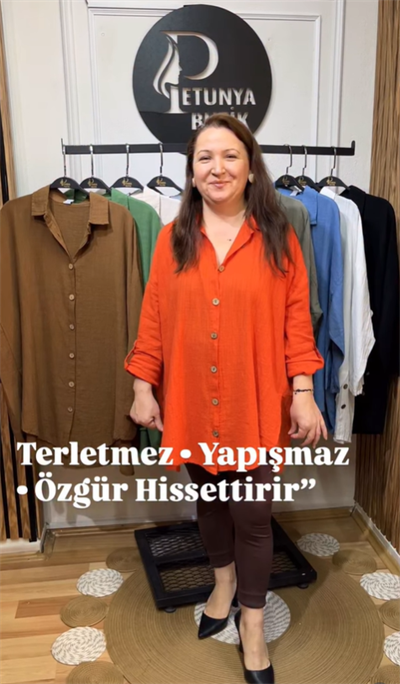 Pamuk Salaş Gömlek