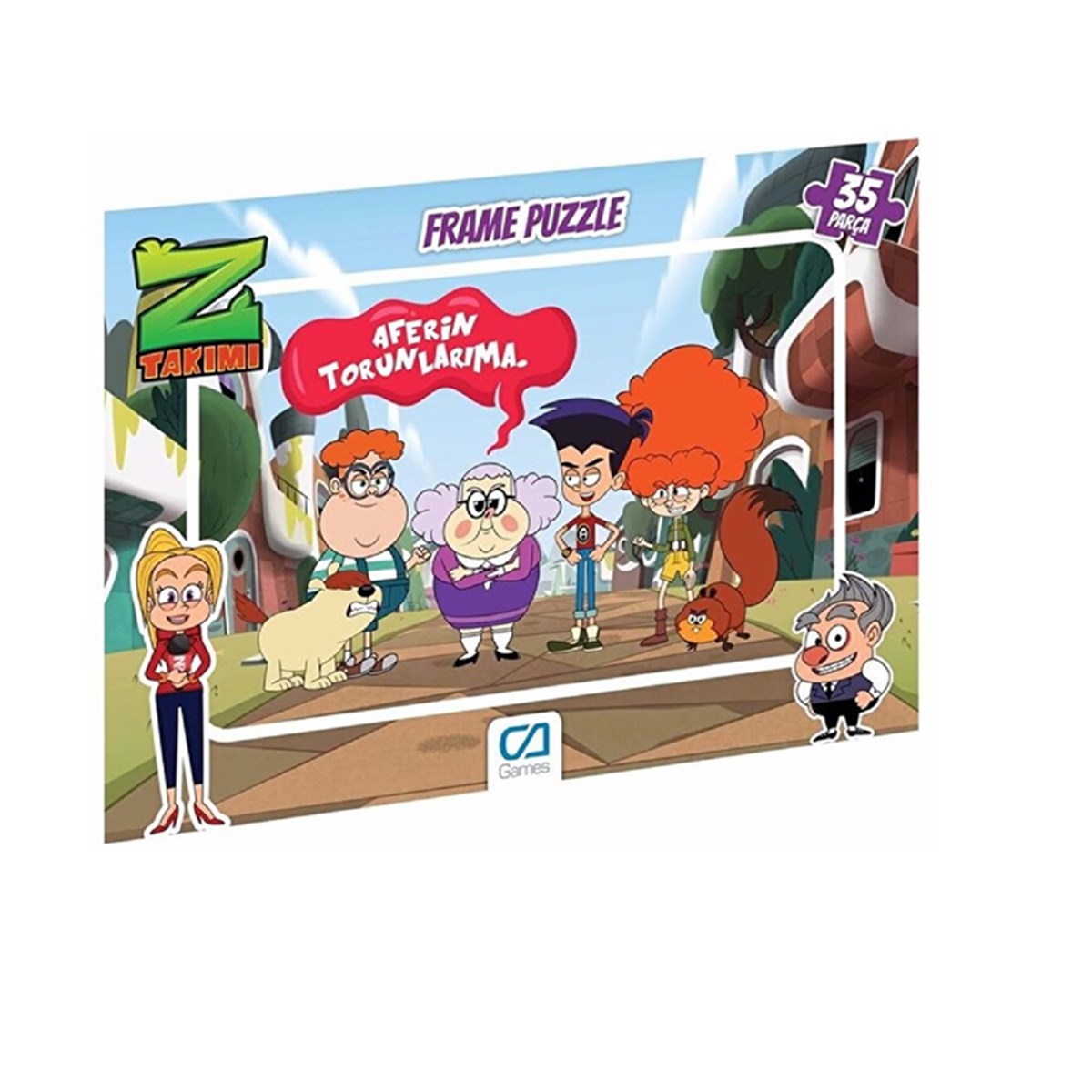 Yapboz- Ca.5163-5164 Z Takımı Frame Puzzle 35