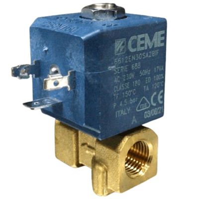 CEME Ütü Solenoid Valf 1/4” (Ayarsız) – 6612 (TY 70006/AE)