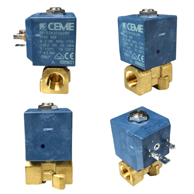 CEME Ütü Solenoid Valf 1/4” (Ayarsız) – 6612 (TY 70006/AE)