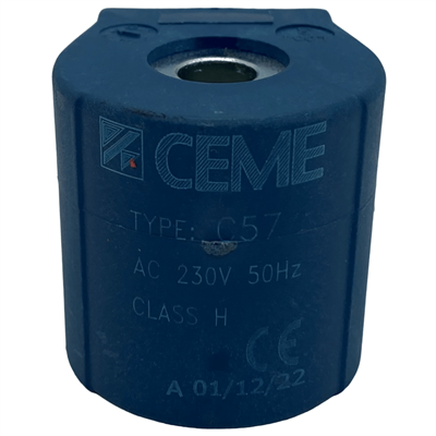 CEME Ütü Solenoid Valf Bobini 1/4” Büyük – 390031 (C57)