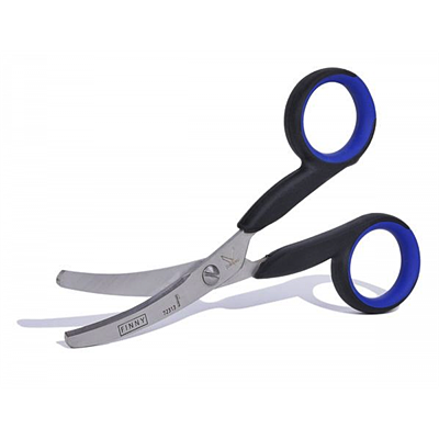 Finny Plastik Saplı Eğri Uçlu Manifaturacı Makası 5 no 12,70cm (D204)(72313)