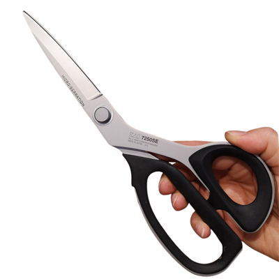 KAI 7250 SE Plastik Saplı Profesyonel Pastal ve Terzi Makası | Kalın İşler, 10″ (25cm)