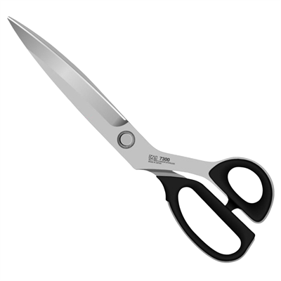 KAI 7300 Plastik Saplı Profesyonel Pastal ve Terzi Makası | Özel Ağızlı, 12″ (30cm)