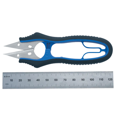 KAI N5125 – Hafif Japon İplik Temizleme Makası, Ergonomik Santopren Saplı (12 cm)