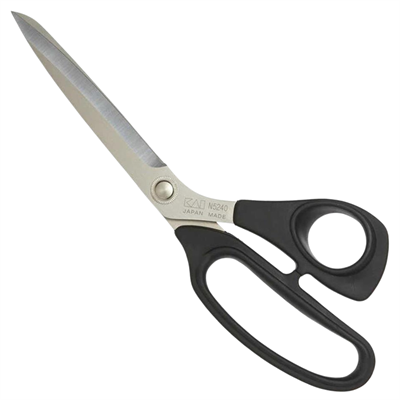 KAI N5240 KE – Japon Paslanmaz Çelik Plastik Saplı Terzi Makası 9,5″ (24 cm)