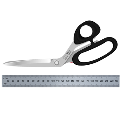 KAI N5230 KE – Plastik Saplı Japon Paslanmaz Çelik Terzi Makası 9″ (23 cm)