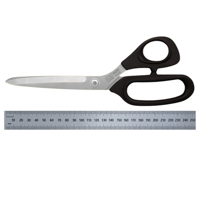 KAI N5250 KE – Japon Paslanmaz Çelik Plastik Saplı Terzi Makası 10″ (25 cm)