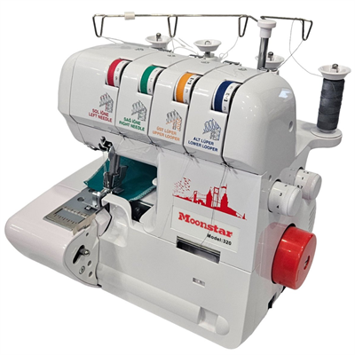 Moonstar Model 320 Ev Tipi Overlok Makinesi 3-4 İplik