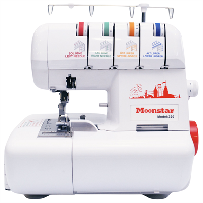 Moonstar Model 320 Ev Tipi Overlok Makinesi 3-4 İplik