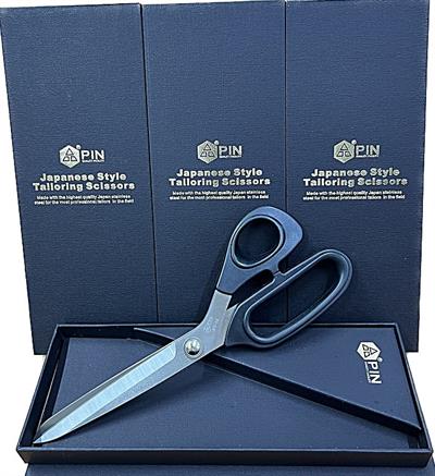 Pin-1100 Plastik Saplı Japon Tipi Profesyonel Terzi Makası 10″ (25 cm)(JPT-10)