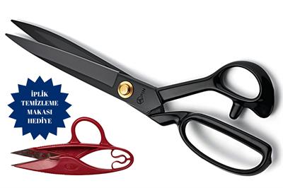 Pin-1084 Siyah Saplı Somunlu Kumaş Kesim Makası – 8″ (21 cm) | PIN-08-8