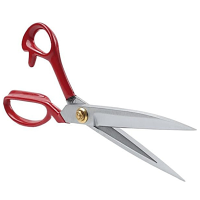 Pin-1124 Kırmızı Saplı Paslanmaz Çelik Terzi Makası – 12″ (30 cm) | PIN-12