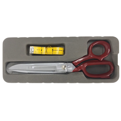 PIN BRT-12 Kırmızı Saplı Somunlu Paslanmaz Çelik Makas – 12″ (31 cm)