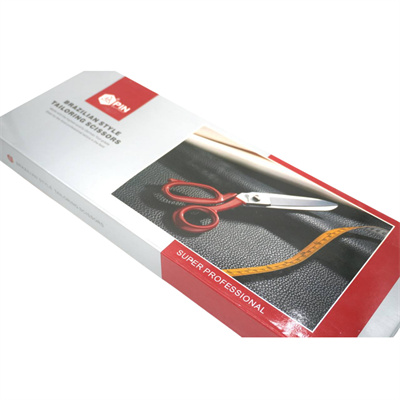 PIN BRT-12 Kırmızı Saplı Somunlu Paslanmaz Çelik Makas – 12″ (31 cm)