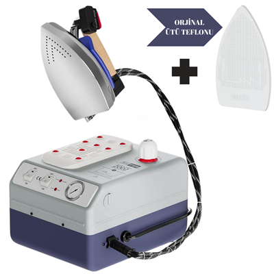 Silter SPR MN 2002 Süper Mini 2 LT Buhar Kazanlı Ütü - Orijinal Alüminyum Ütü Teflonlu