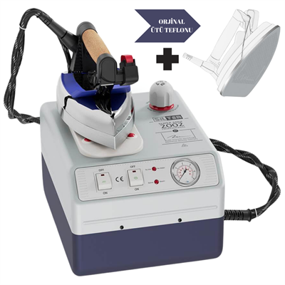 SilterSilter SPR MN 2002 Süper Mini 2 LT Buhar Kazanlı Ütü - Orijinal Alüminyum Ütü TeflonluSPR/MN 2002-SY PC 200Silter SPR/MN 2002 Süper Mini – 2 LT Buhar Kazanlı Ütü ve Orijinal Alüminyum Teflon Ütü