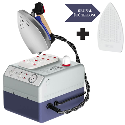 Silter SPR MN 2035 Süper Mini 3,5 LT Buhar Kazanlı Ütü - Orijinal Alüminyum Ütü Teflonlu