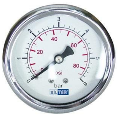 Silter TS MN 636 Manometre Ø63 – 0-6 Bar