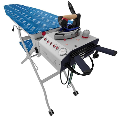 Harmony SM/PSA 2101 AD Katlanabilir Kazanlı ve Fanlı Ütü Masası – 1 Lt Dar Tip, Amortisörlü Profesyonel Model