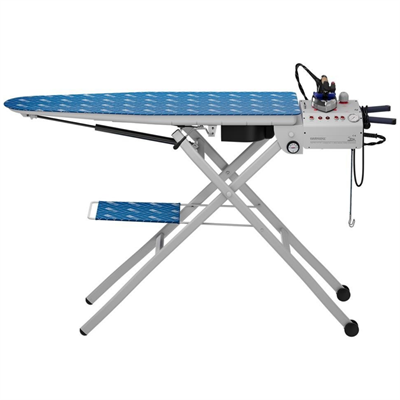 Harmony SM/PSA 2101 AD Katlanabilir Kazanlı ve Fanlı Ütü Masası – 1 Lt Dar Tip, Amortisörlü Profesyonel Model