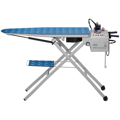 Harmony SM/PSA 2150 AD Katlanabilir Kazanlı ve Fanlı Ütü Masası – 5 Lt Dar Tip, Amortisörlü Profesyonel Model