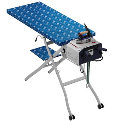 Harmony SM/PSA 2150 AGPD Katlanabilir Kazanlı ve Potent Fanlı Ütü Masası – 5 Lt Geniş Tip, Amortisörlü Profesyonel Model | Sökülebilir Kazanlı Model