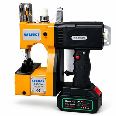 Yuki GK9-390 Şarjlı Çuval Ağzı Dikiş Makinesi 2600 mAh