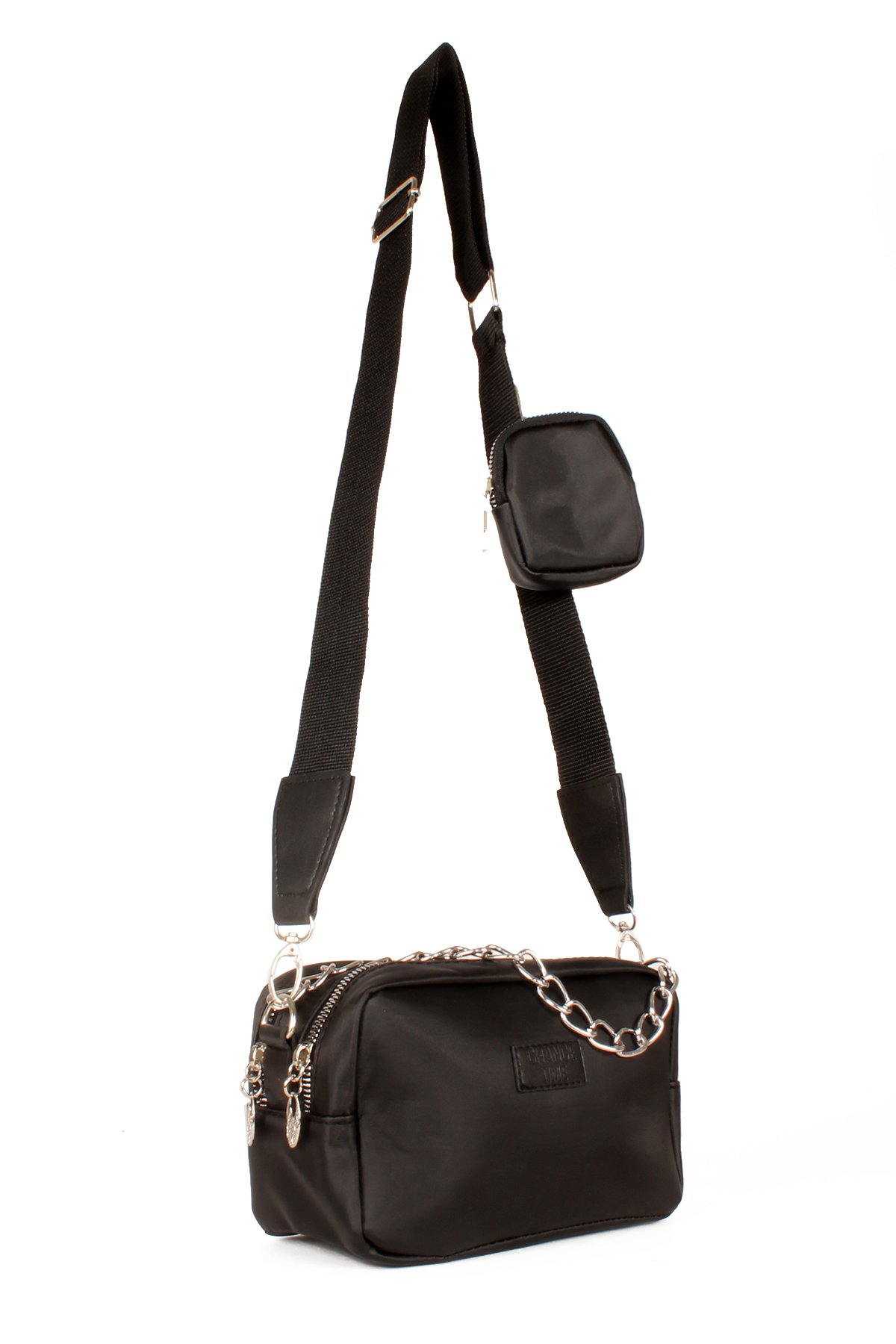 LWE10557-SMusabLuwwe Bag'sKadın Çift Askılı Çift Bölmeli Cüzdanlı Mini Boy Paraşüt Kumaş Omuz ve El Çantası (10557)