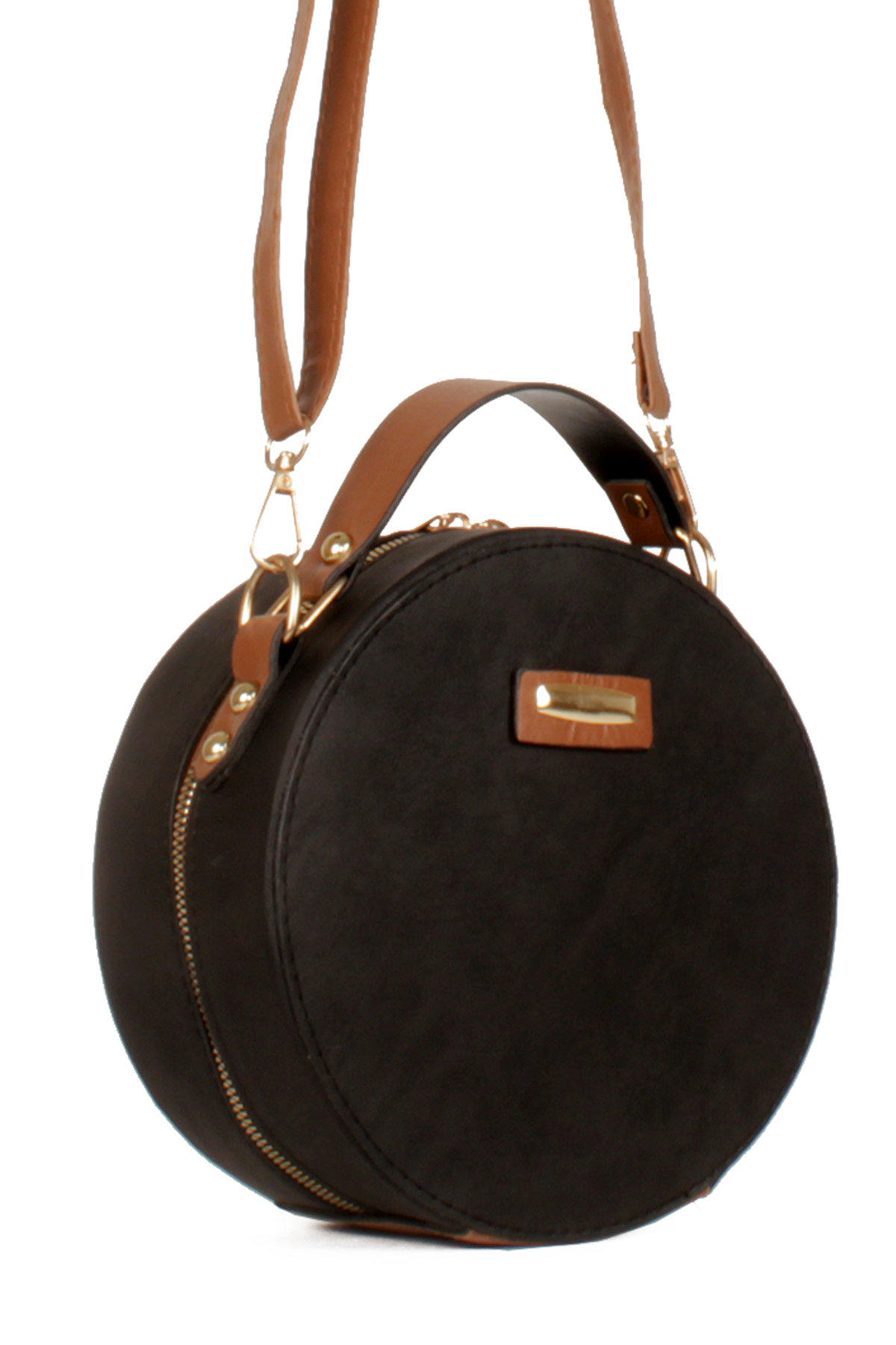 LWE10541-SMusabLuwwe Bag'sKadın Çift Renkli Davul Model El ve Omuz Çantası (10541)