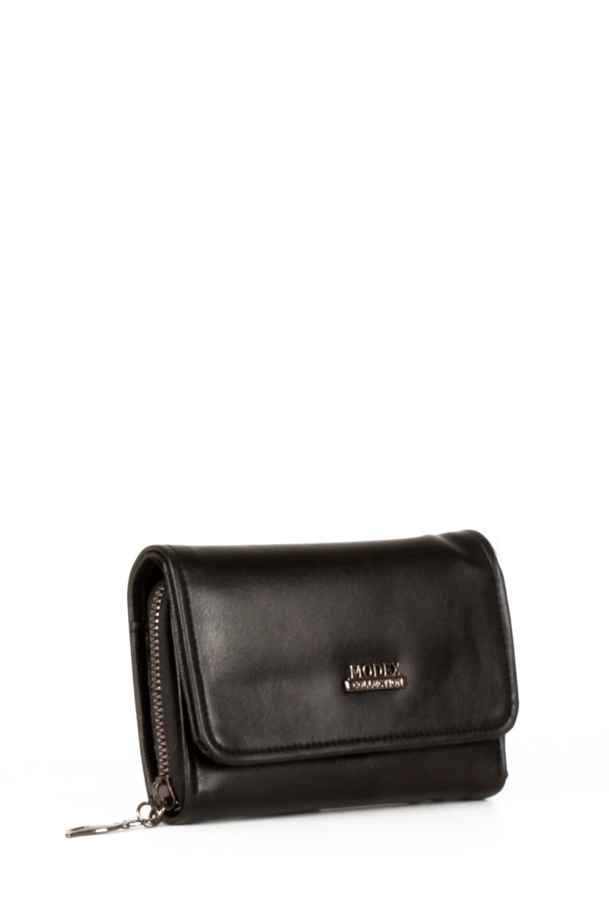 LWE50527-STalhaLuwwe Bag'sKadın Fermuarlı Kapaklı Detaylı Çift Bölmeli Cüzdan&Kartlık (50527)