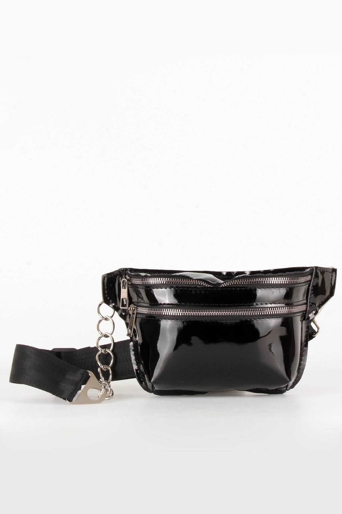 LWE20417-SLuwweLuwwe Bag'sKadın Hologram Çift Fermuarlı Bel Çantası (20417)