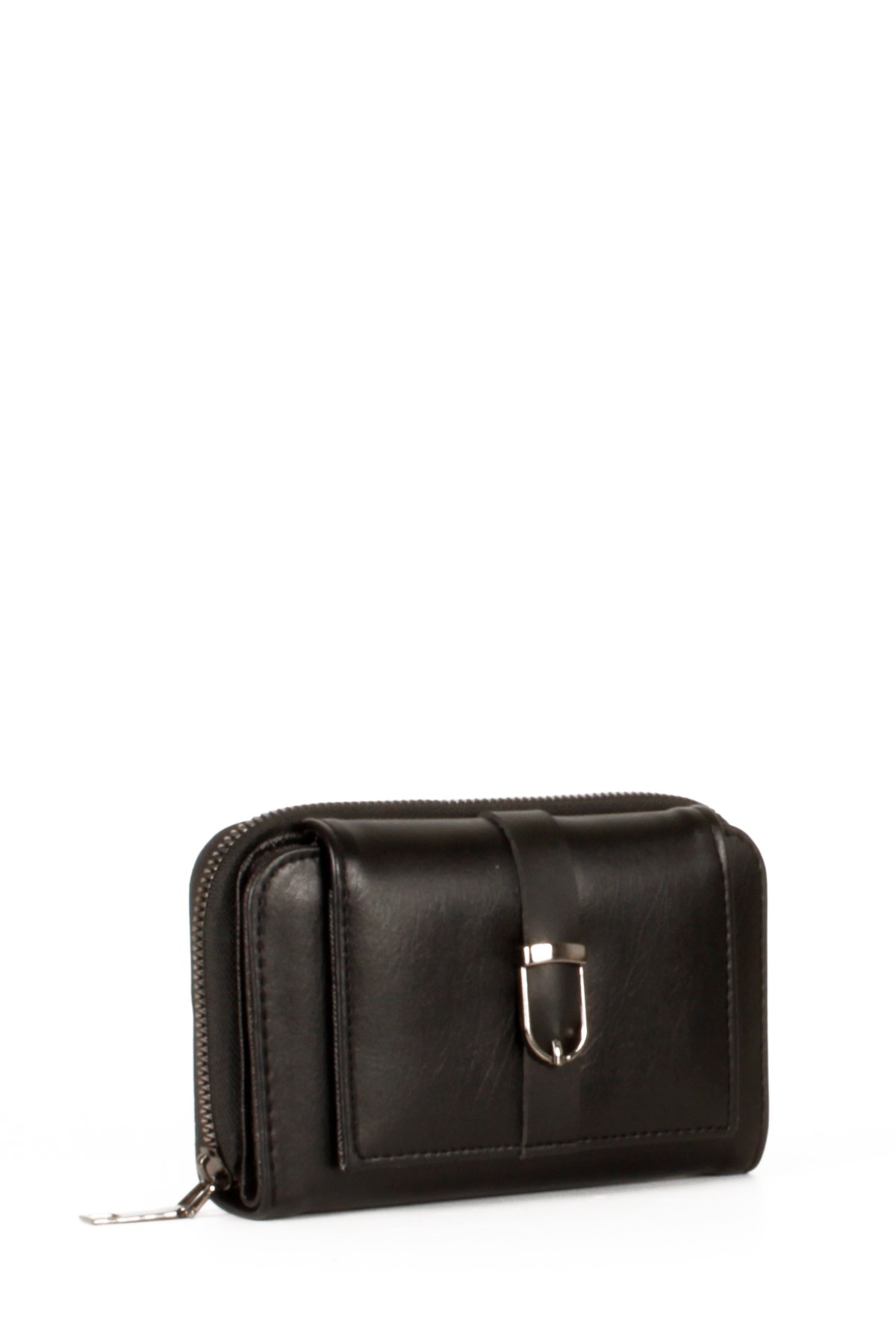 LWE50526-STalhaLuwwe Bag'sKadın Kemer Detaylı Çift Bölmeli Cüzdan&Kartlık (50526)