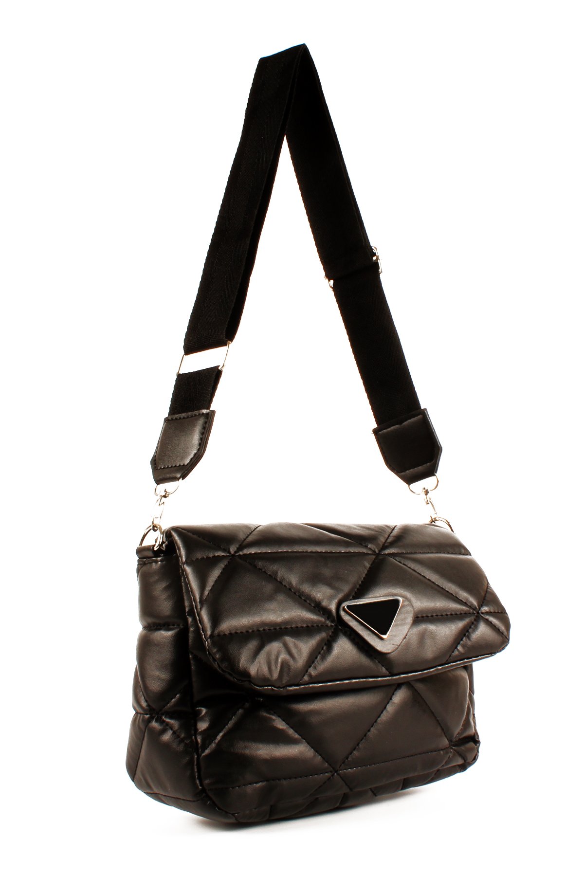 LWE20714-SyhTalhaLuwwe Bag'sKadın Kolon Askılı Nakışlı Taşlı Detay Kapaklı Omuz Çantası (20714)