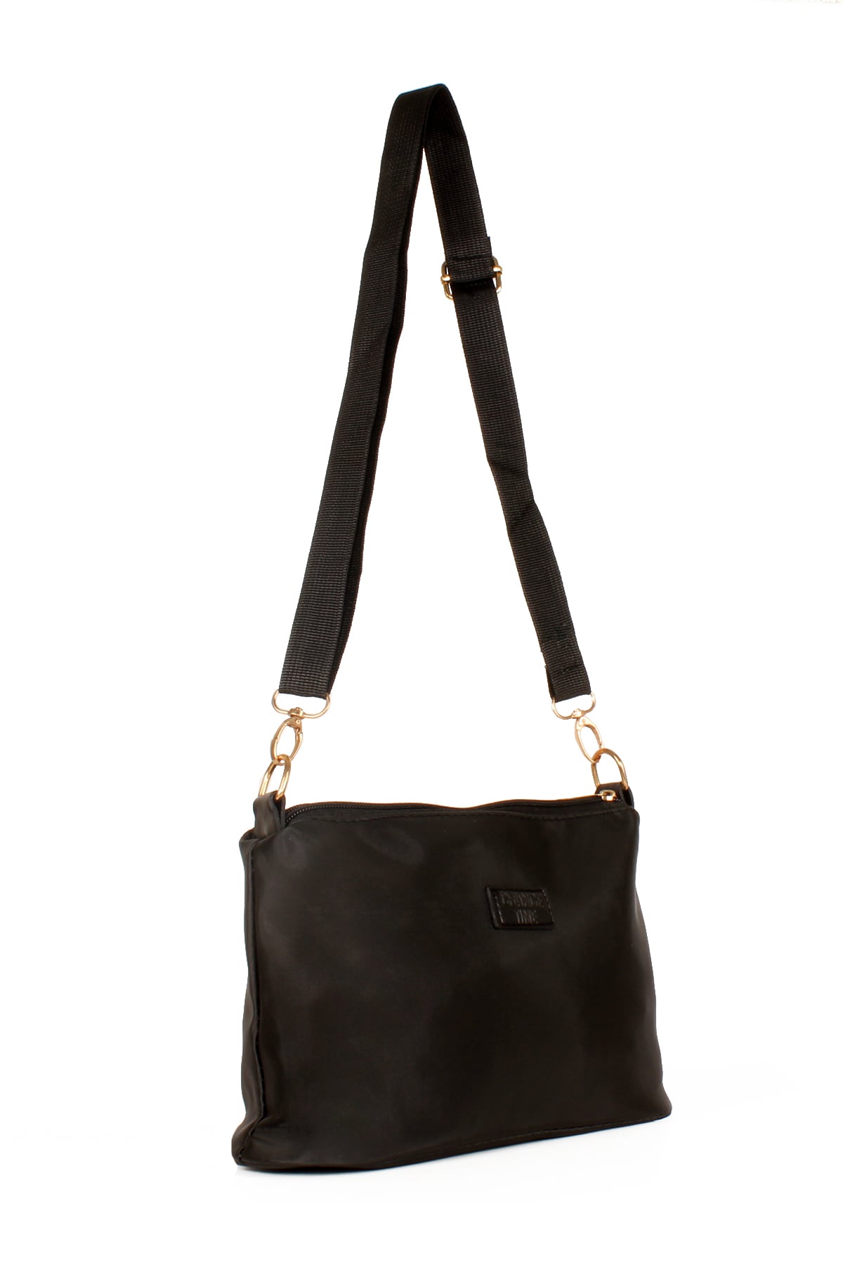 LWE20575-STalhaLuwwe Bag'sKadın Paraşüt Kumaş Çift Bölmeli Omuz Çantası (20575)