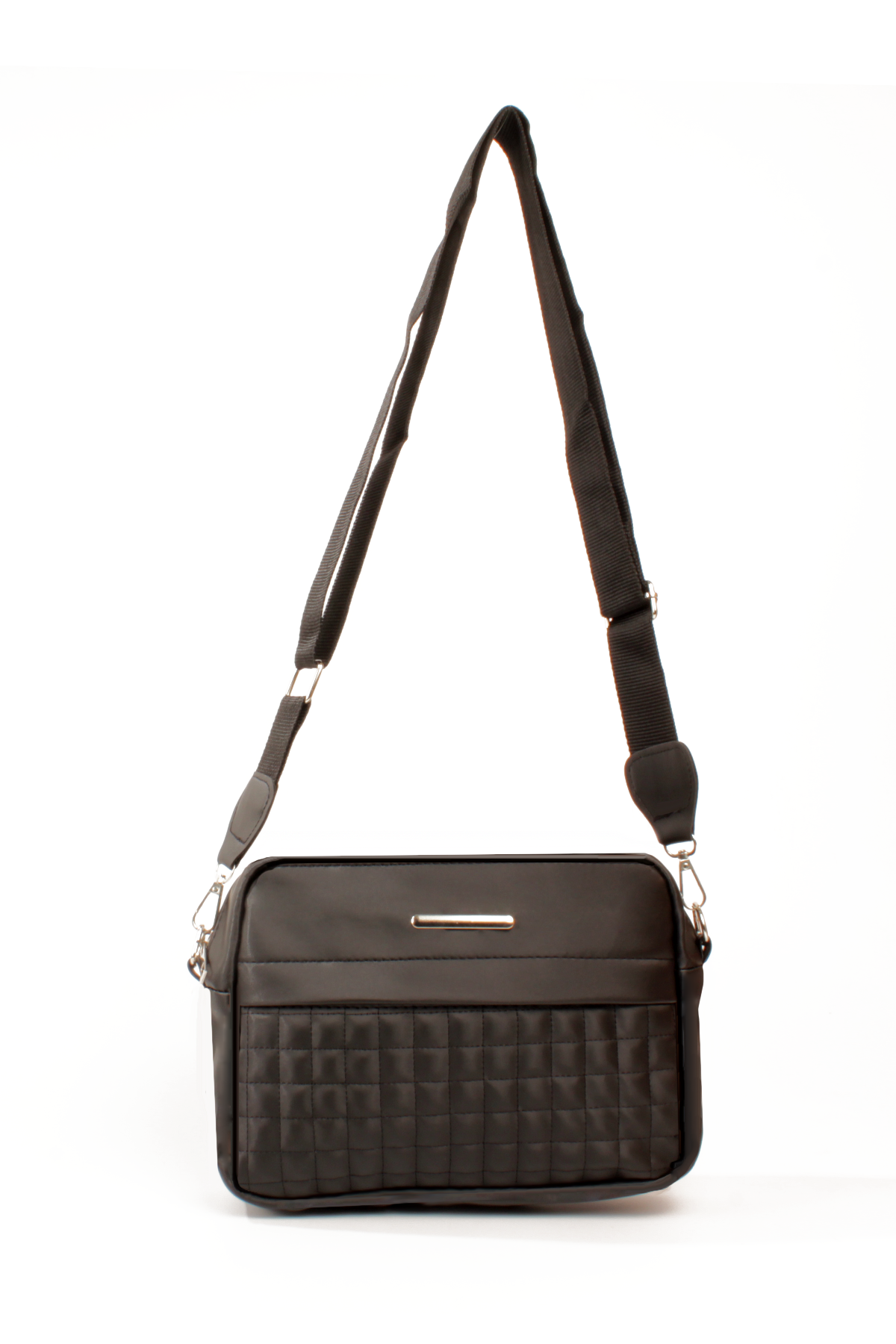 LWE20792-SyhTalhaLuwwe Bag'sKadın Saten Doku Kapitoneli Spor Kolon Askılı Ön Bölmeli Omuz&Çapraz Çanta (20792)