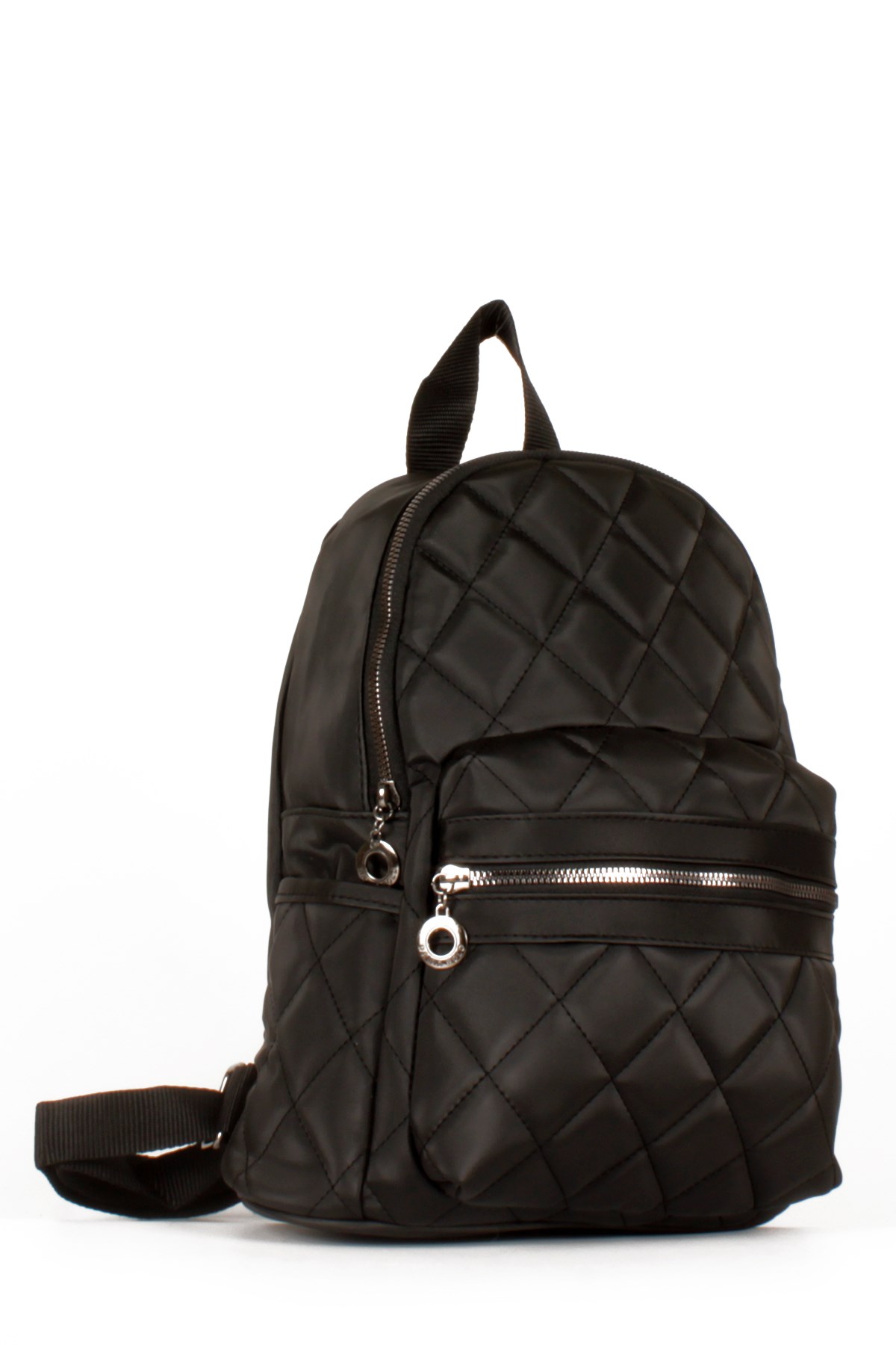 LWE10477-STalhaLuwwe Bag'sKadın Saten Kapitone Dört Bölmeli Sırt Çantası (10477)