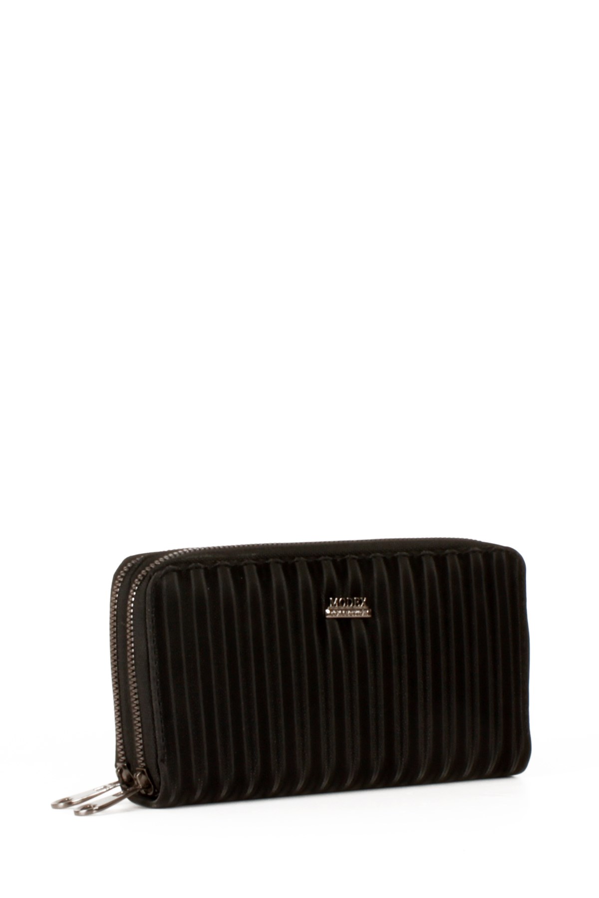 LWE50529-STalhaLuwwe Bag'sKadın Saten Üç Boyutlu Dokulu Çift Bölmeli Cüzdan&Kartlık (50529)