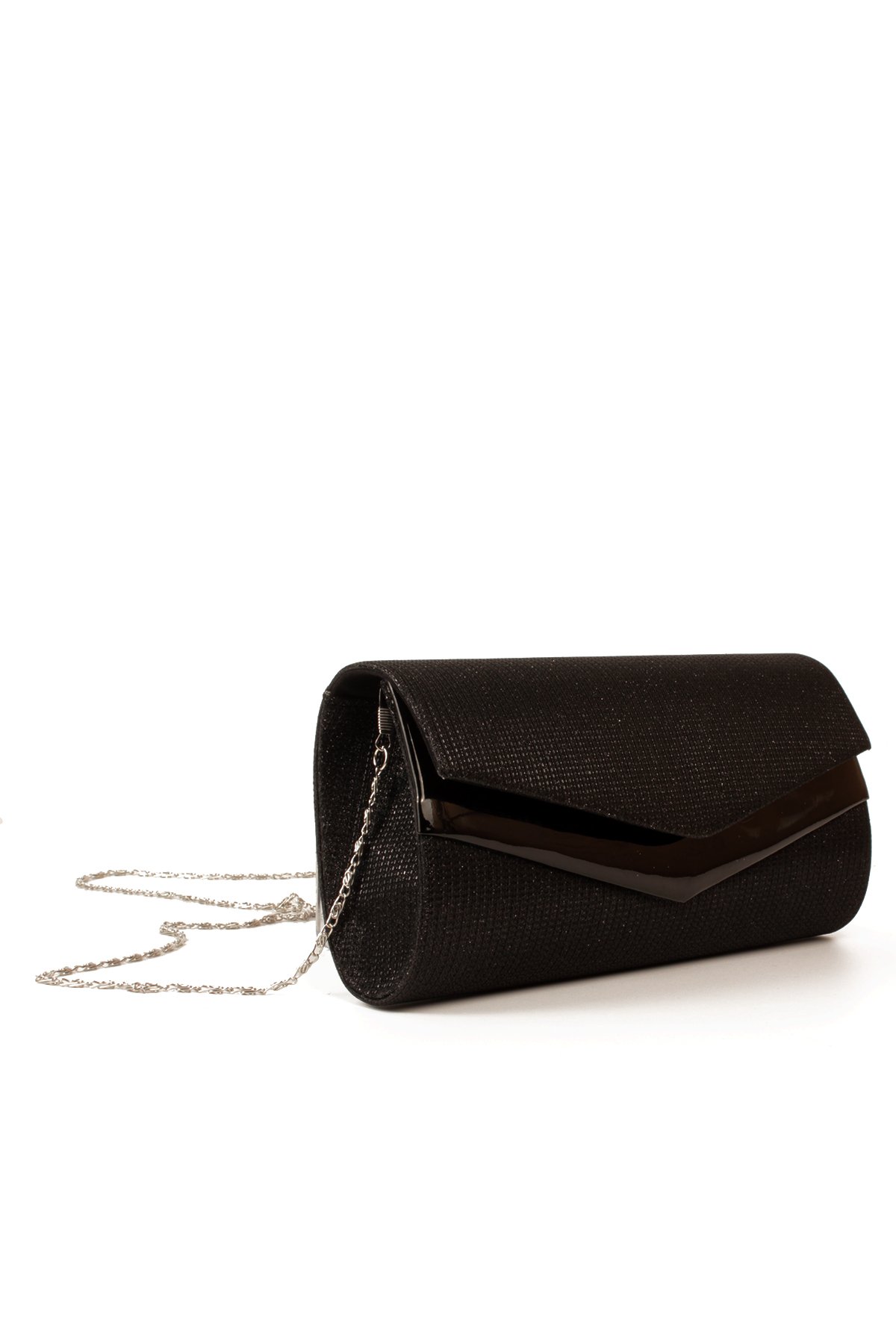 LWE10844-SyhTalhaLuwwe Bag'sKadın Zincir Askılı Simli Doku Kararmaz Aksesuar Özel Gün Abiye - Porföy El ve Omuz Çantası (10844)