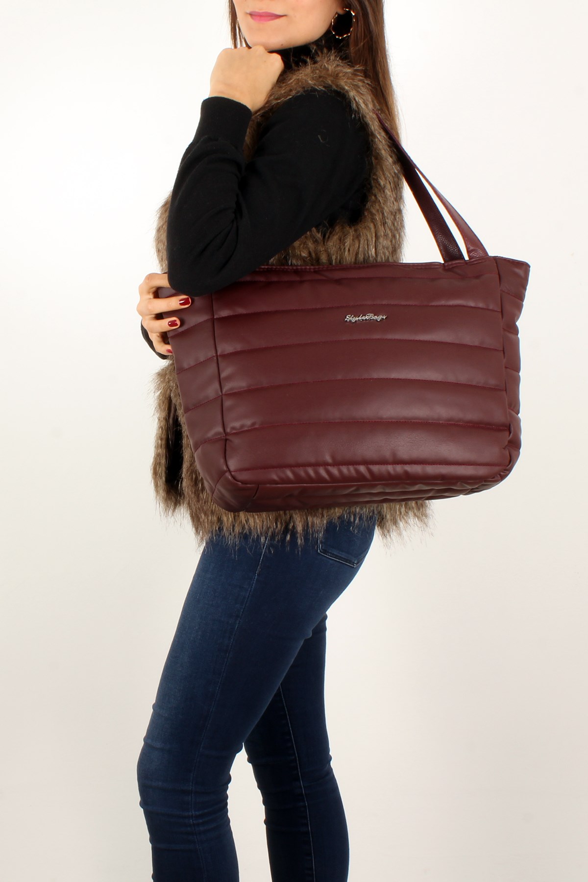 LWE20225-BRDLuwweLuwwe Bag'sLuwwe Bag's -Kadın El ve Omuz Çantası