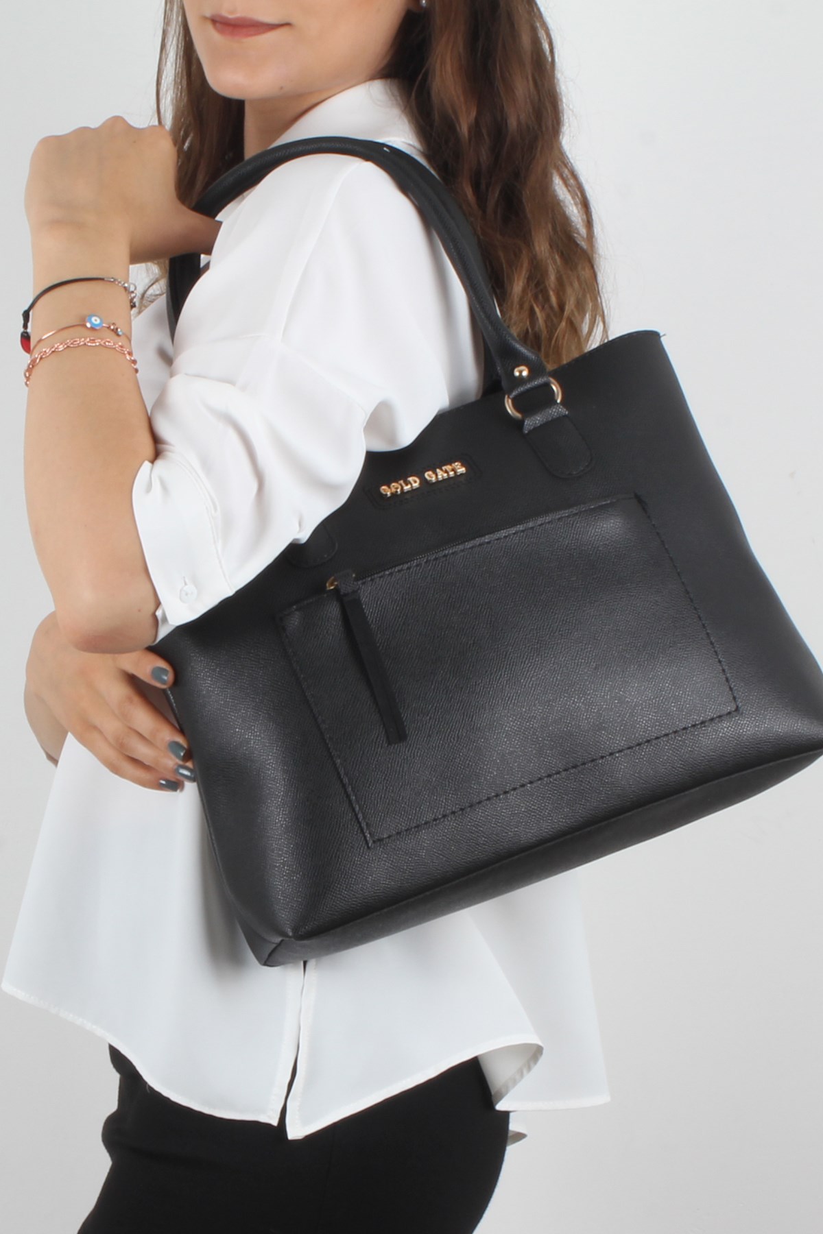 LWE20298-SLuwweLuwwe Bag'sSiyah Kadın El ve Kol Çantası (LWE20298-S)