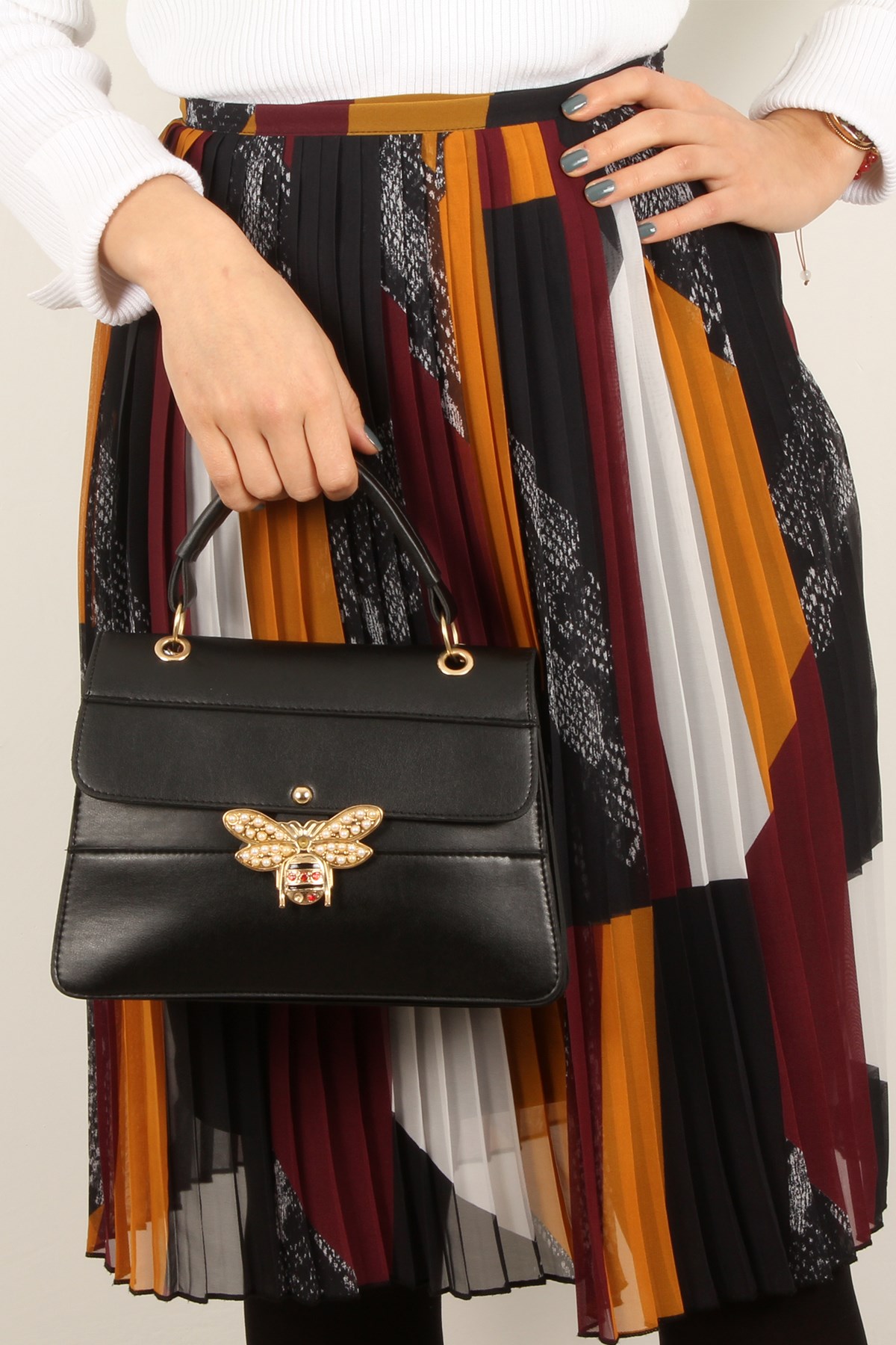 LWE20265-SLuwweLuwwe Bag'sSiyah-Kadın El ve Omuz Çantası (LWE20265-S)