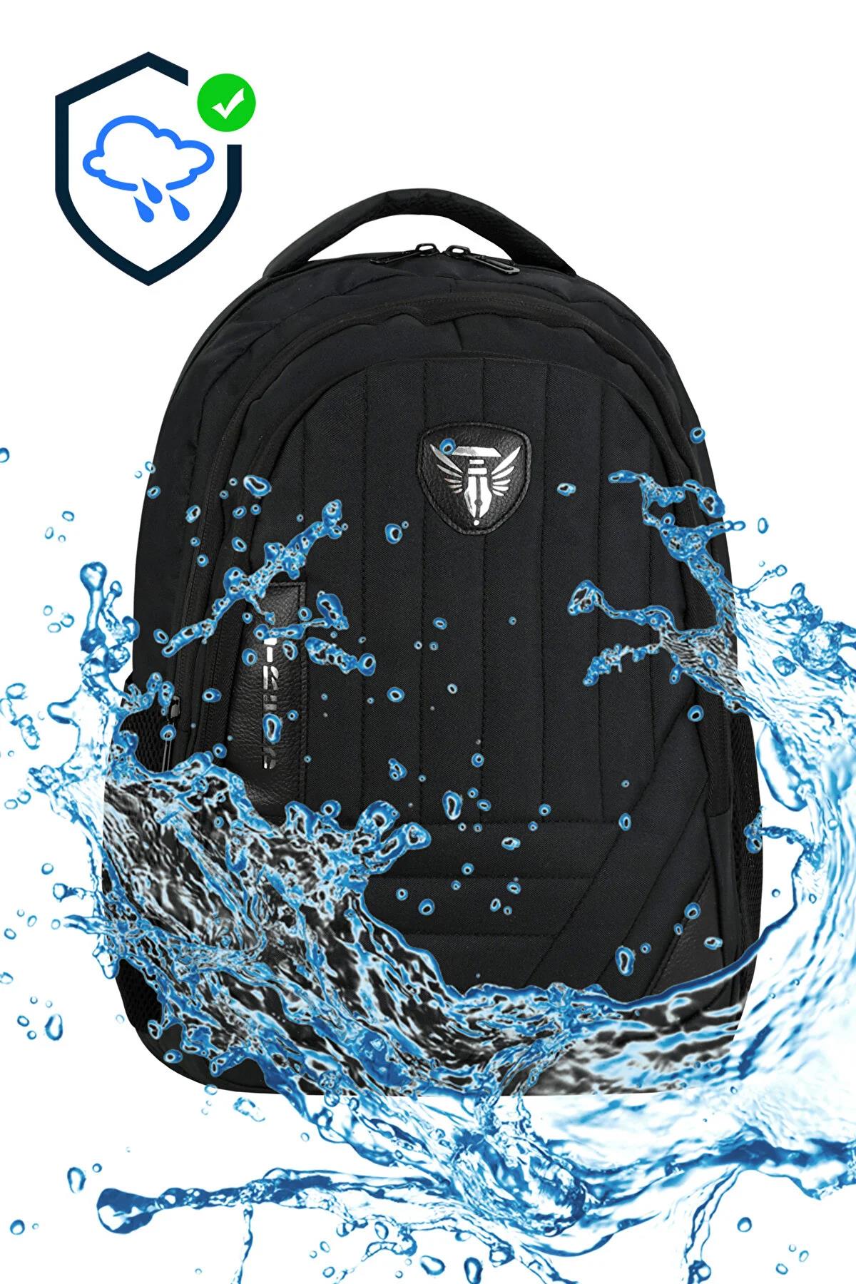 LWE1778-SyhTalhaLuwwe Bag'sUnisex Laptop Bölmeli Üç Bölmeli Su Geçirmez Sırt ve Askısı Destekli Okul-Günlük Sırt Çantası (1778)