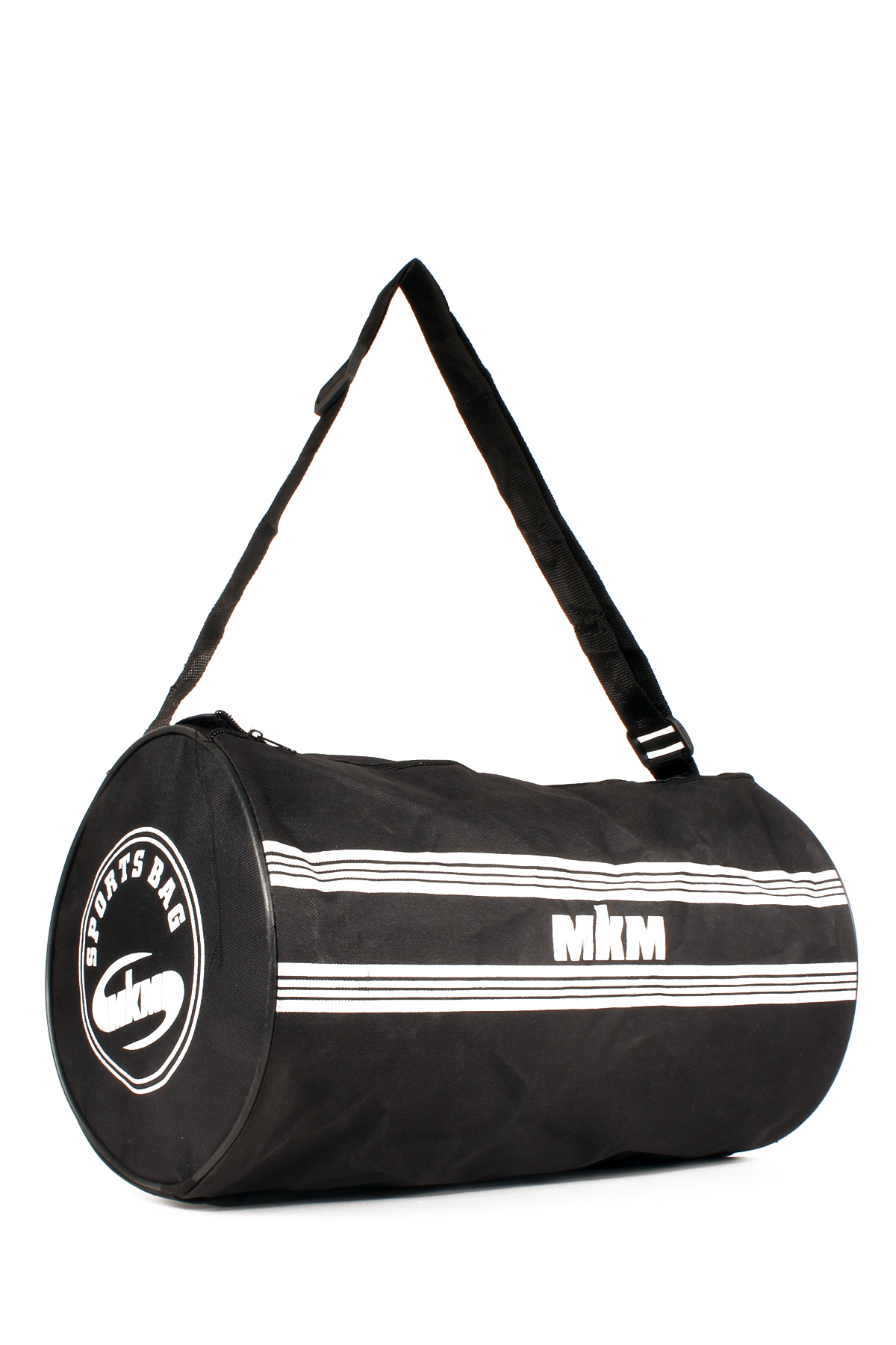 LWE20640-SyhTalhaLuwwe Bag'sUnisex MKM Spor Çantası Silindir Model Çift Fermuarlı Kolon Askılı (20640)
