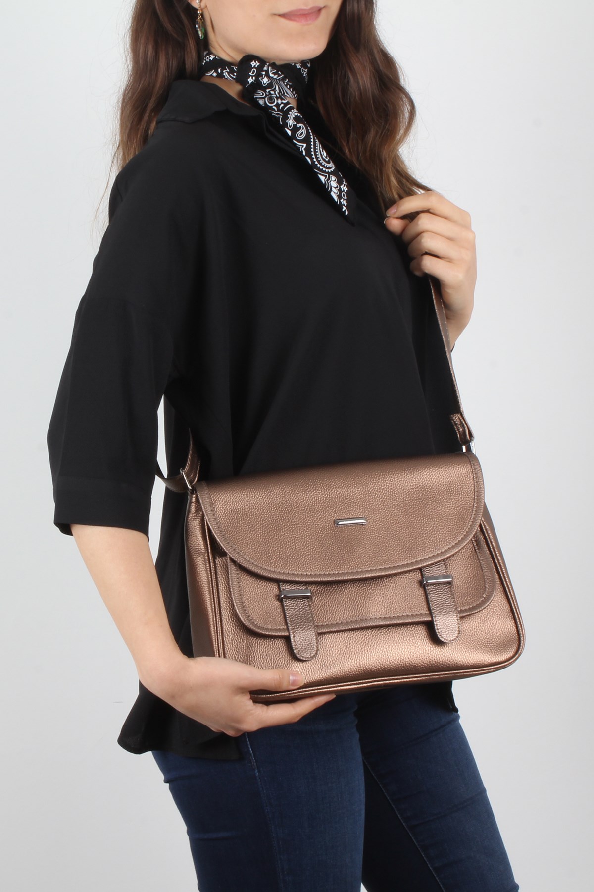 LWE20006-BKRluwweLuwwe Bag'sBakır Kadın Omuz Çantası (LWE20006-BKR)