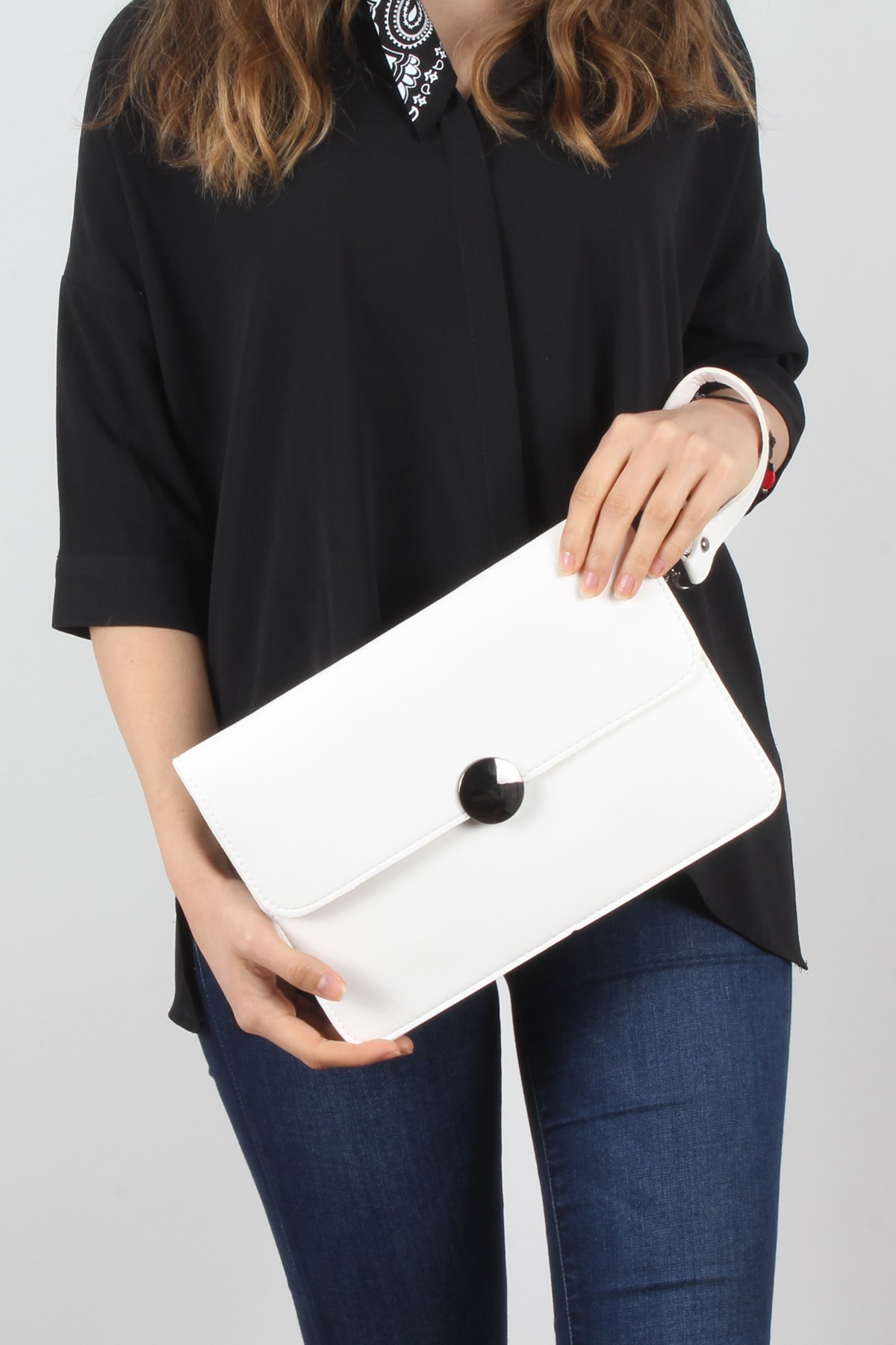 LWE20222-BLuwweLuwwe Bag'sBeyaz-Kadın Portföy / Clutch Çanta(LWE20222-B)