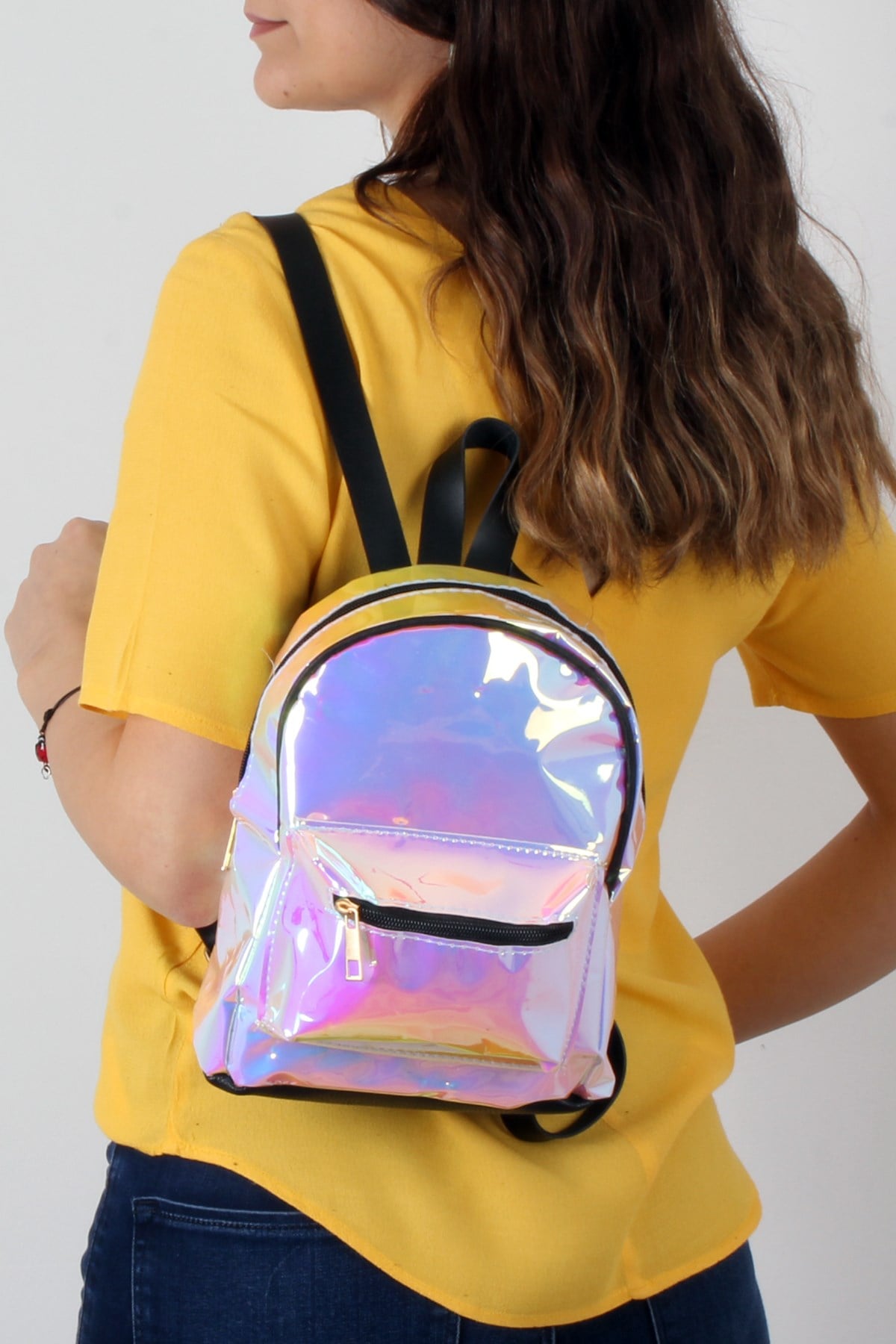 LWE20277-FşyLuwweLuwwe Bag'sFuşya-Hologram Kadın Sırt Çantası(LWE20277-Fşy)